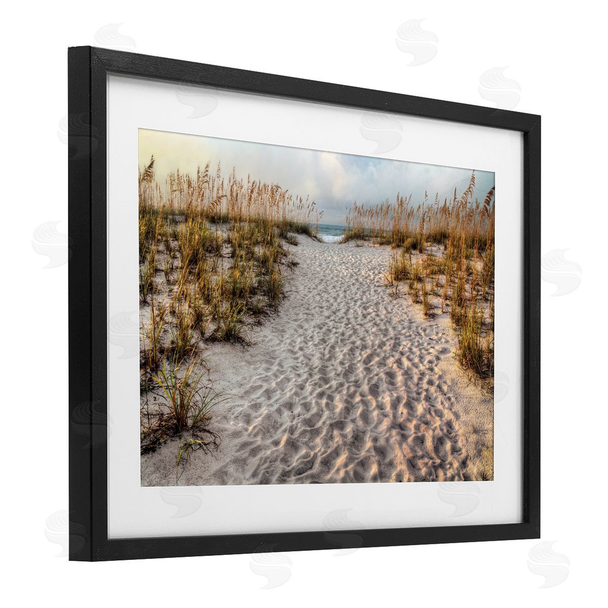 Michael Cahill Path To The Beach Footprints Canvas Wall Art Print