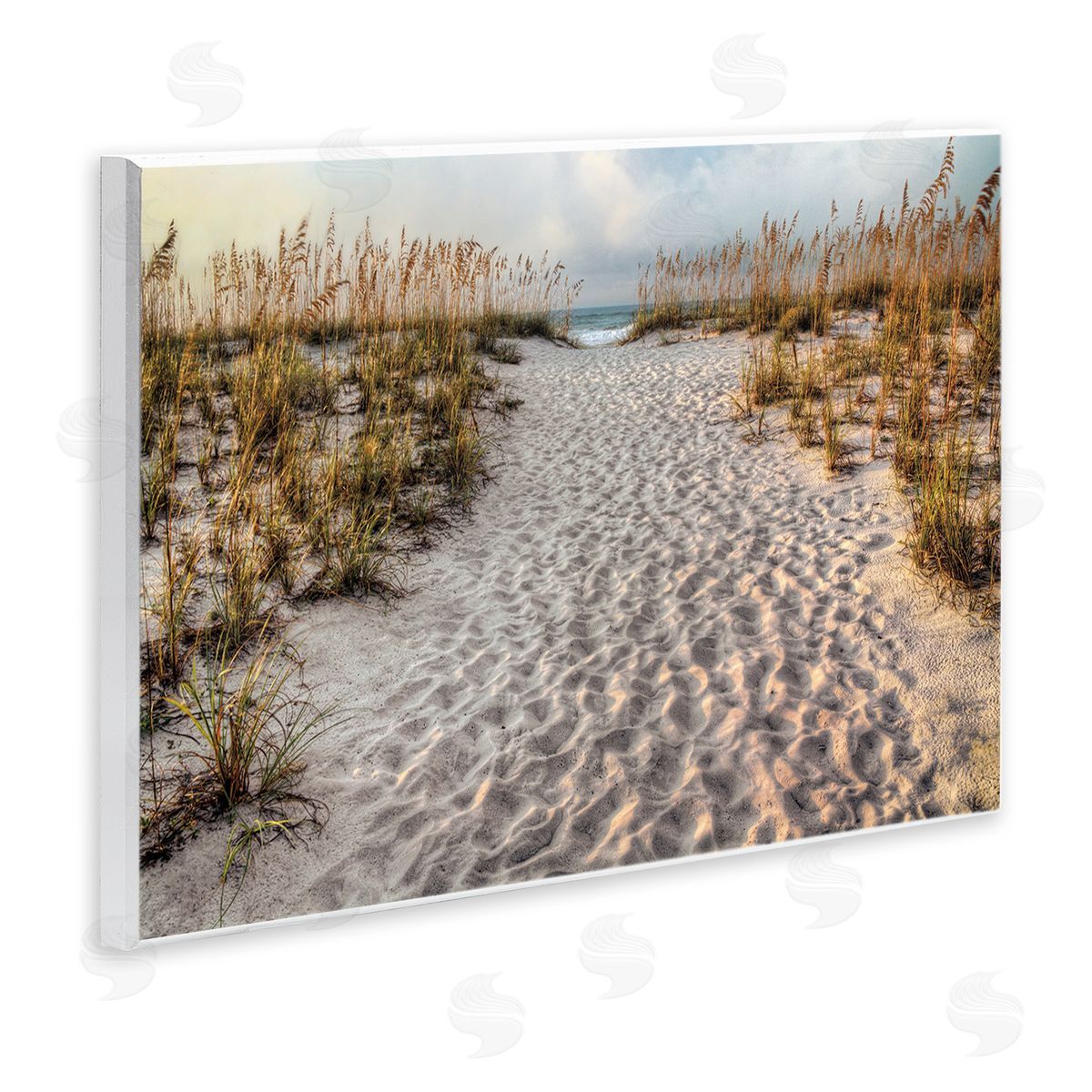 Michael Cahill Path To The Beach Footprints Canvas Wall Art Print