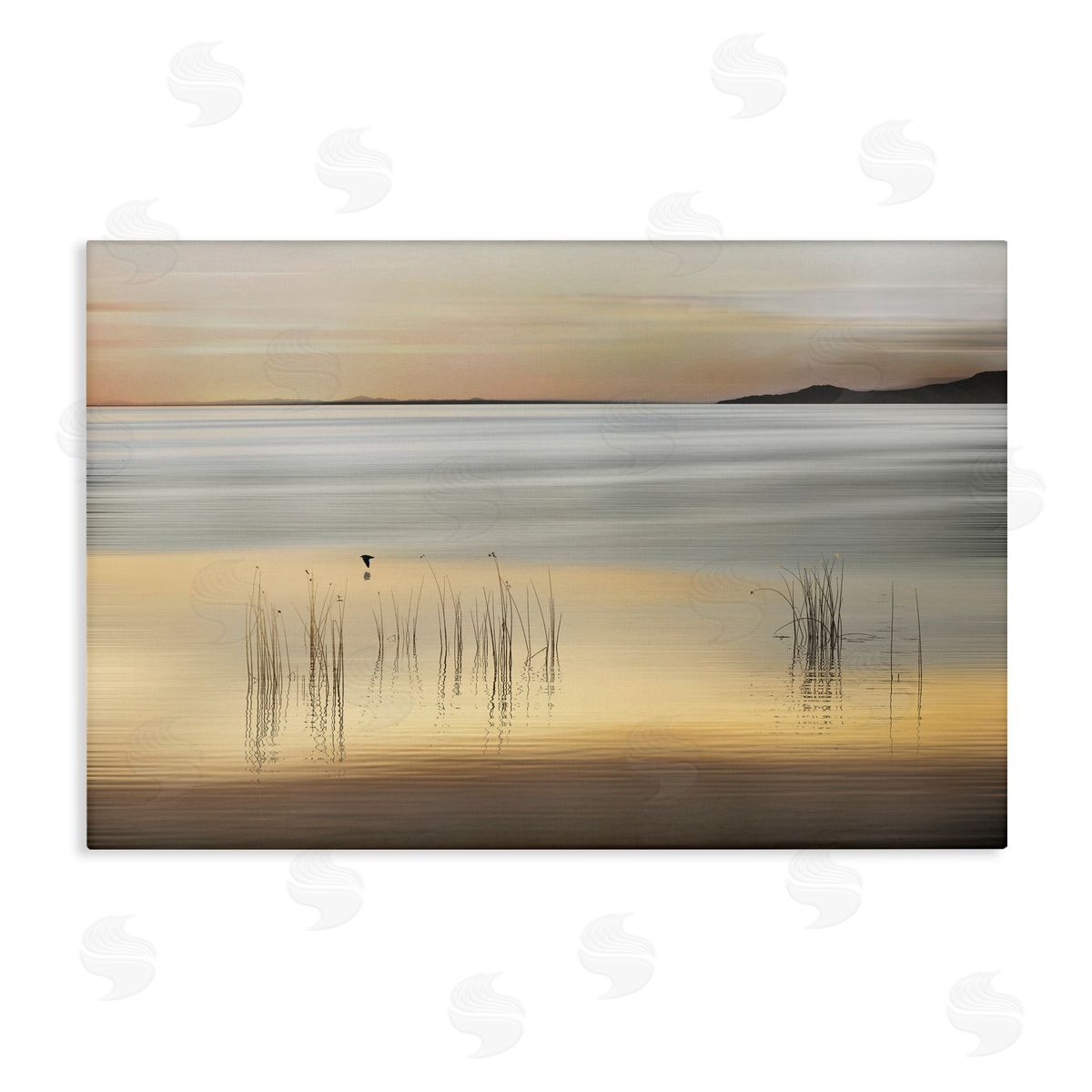 Marvin Pelkey Golden Marsh Grasses Canvas Wall Art Print
