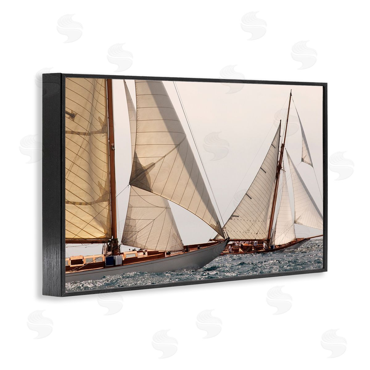 Jorge Llovet Catching Up Sea Vessels Canvas Wall Art Print