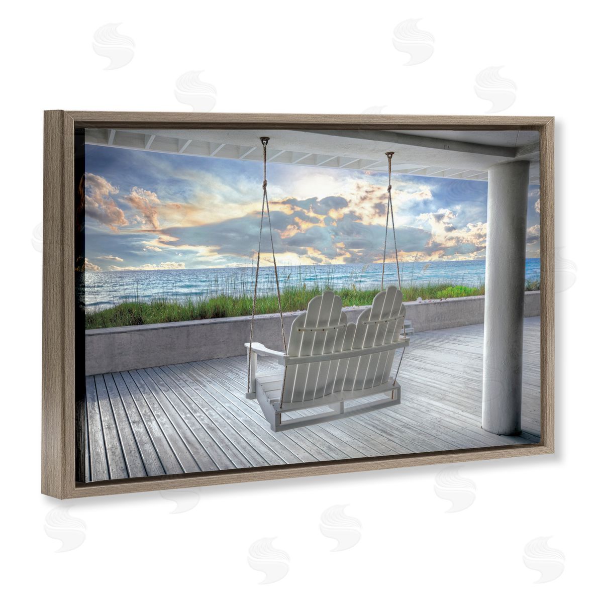 Celebrate Life Gallery Swing At The Beach Canvas Wall Art Print