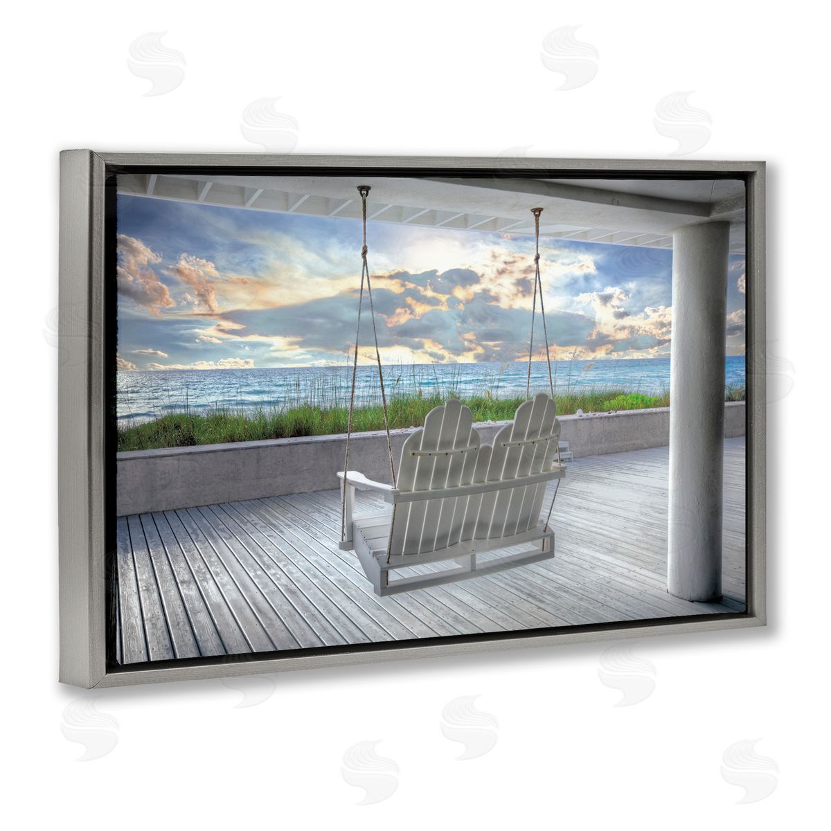 Celebrate Life Gallery Swing At The Beach Canvas Wall Art Print