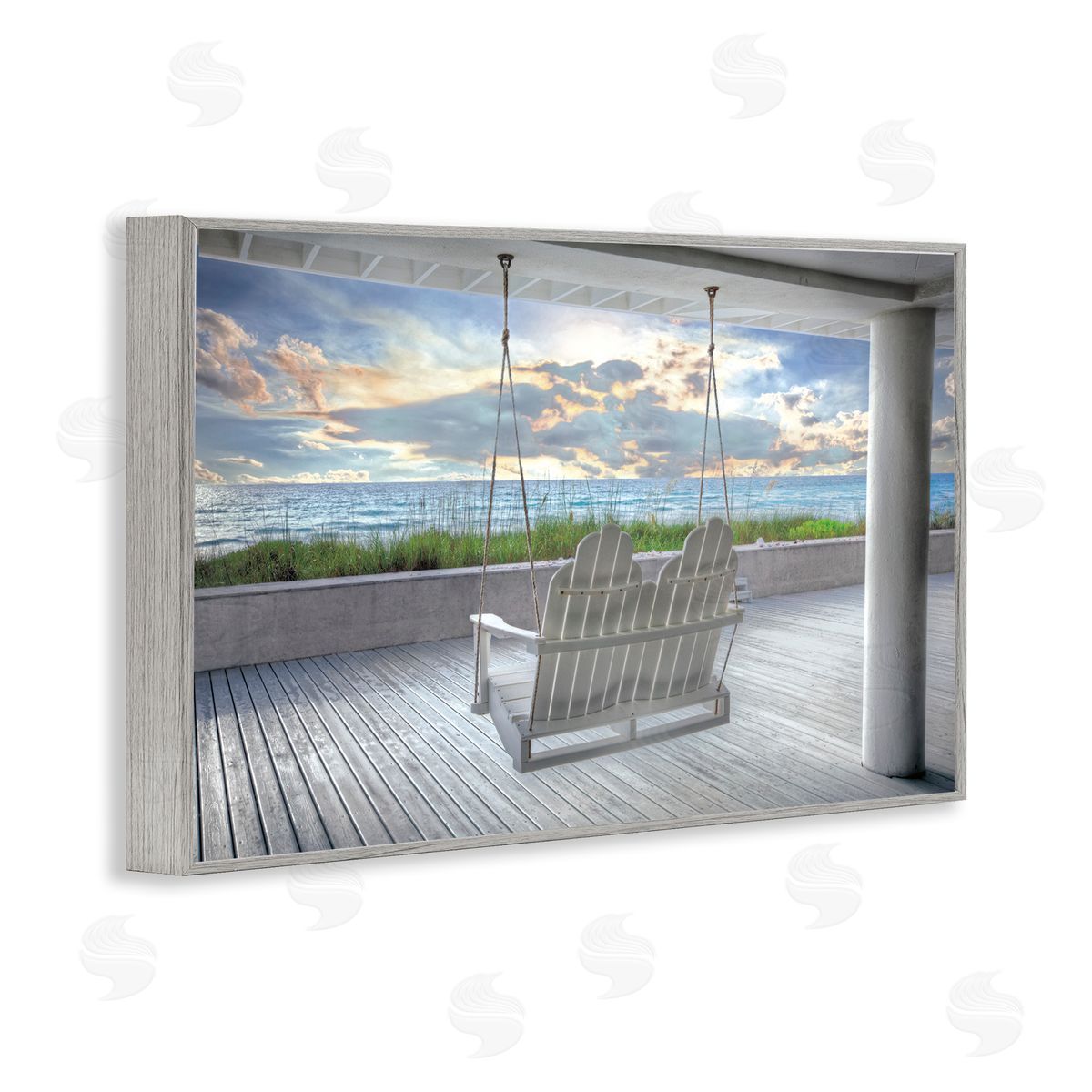 Celebrate Life Gallery Swing At The Beach Canvas Wall Art Print
