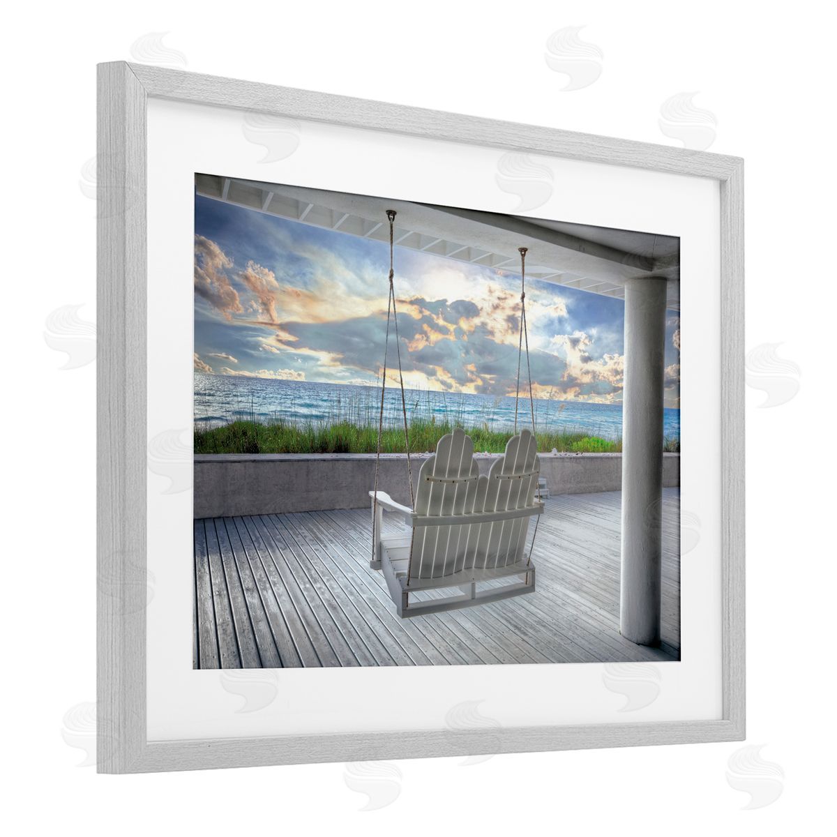 Celebrate Life Gallery Swing At The Beach Canvas Wall Art Print