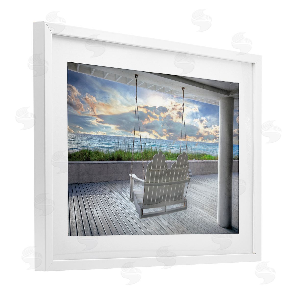 Celebrate Life Gallery Swing At The Beach Canvas Wall Art Print