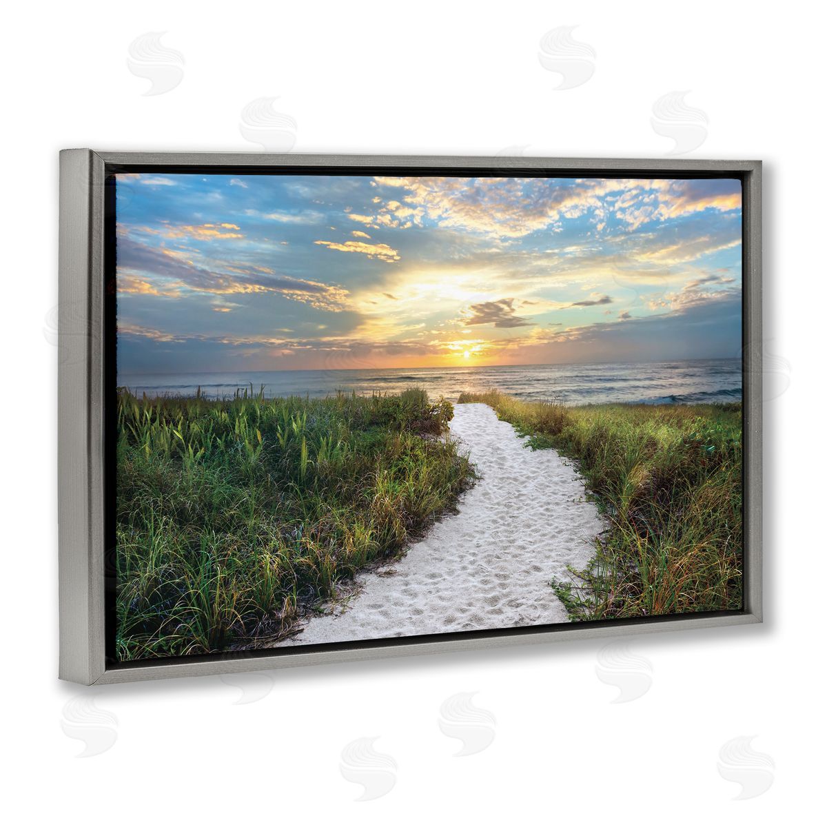 Celebrate Life Gallery Morning Trail To Beach Canvas Wall Art Print