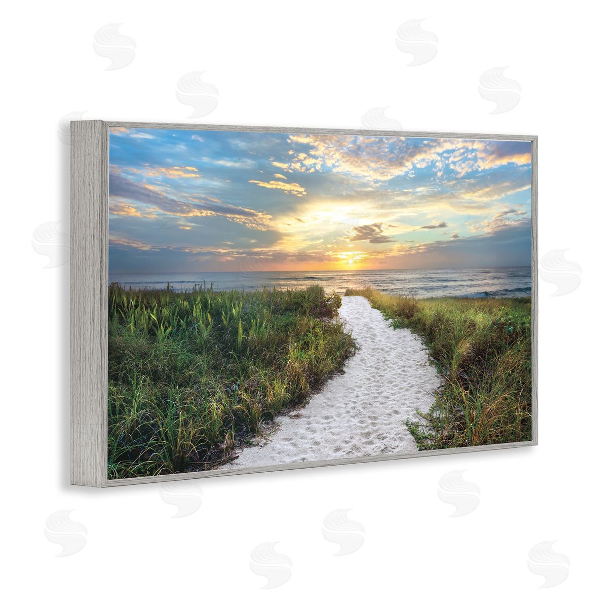 Celebrate Life Gallery Morning Trail To Beach Canvas Wall Art Print