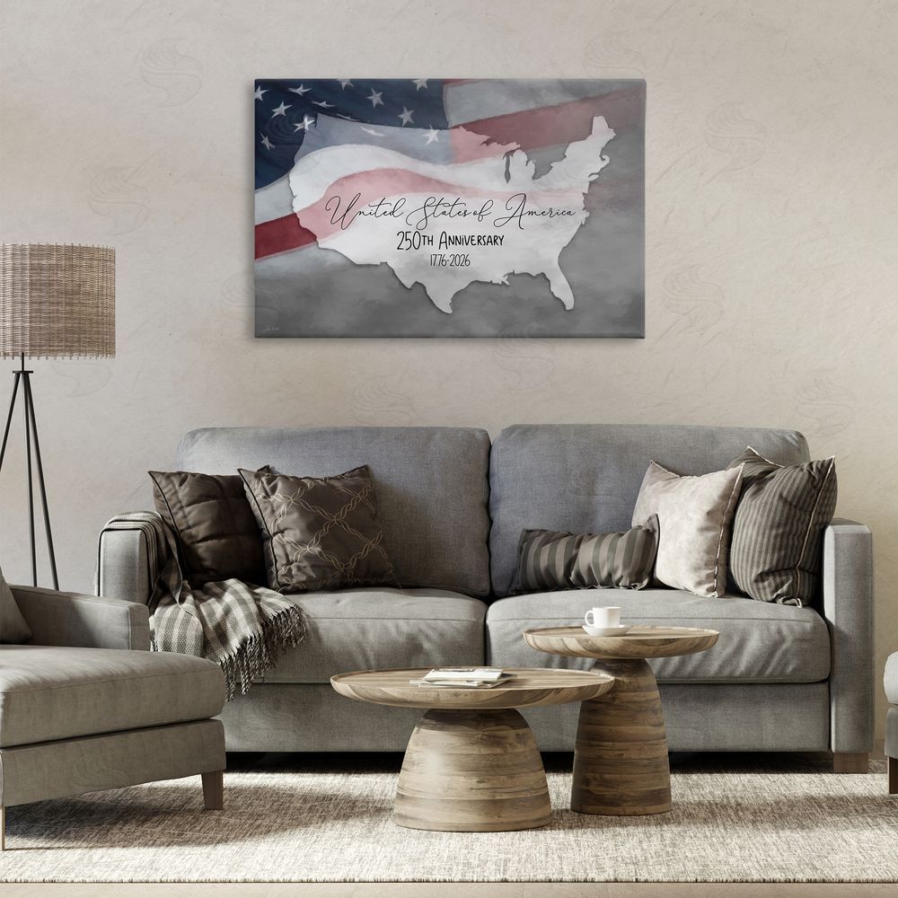 Lori Deiter USA 250th Anniversary Canvas Art on Wall