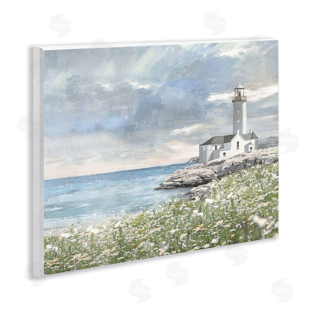 Amber Sterling Coastal Guardian Lighthouse Wall Plaque Art Print