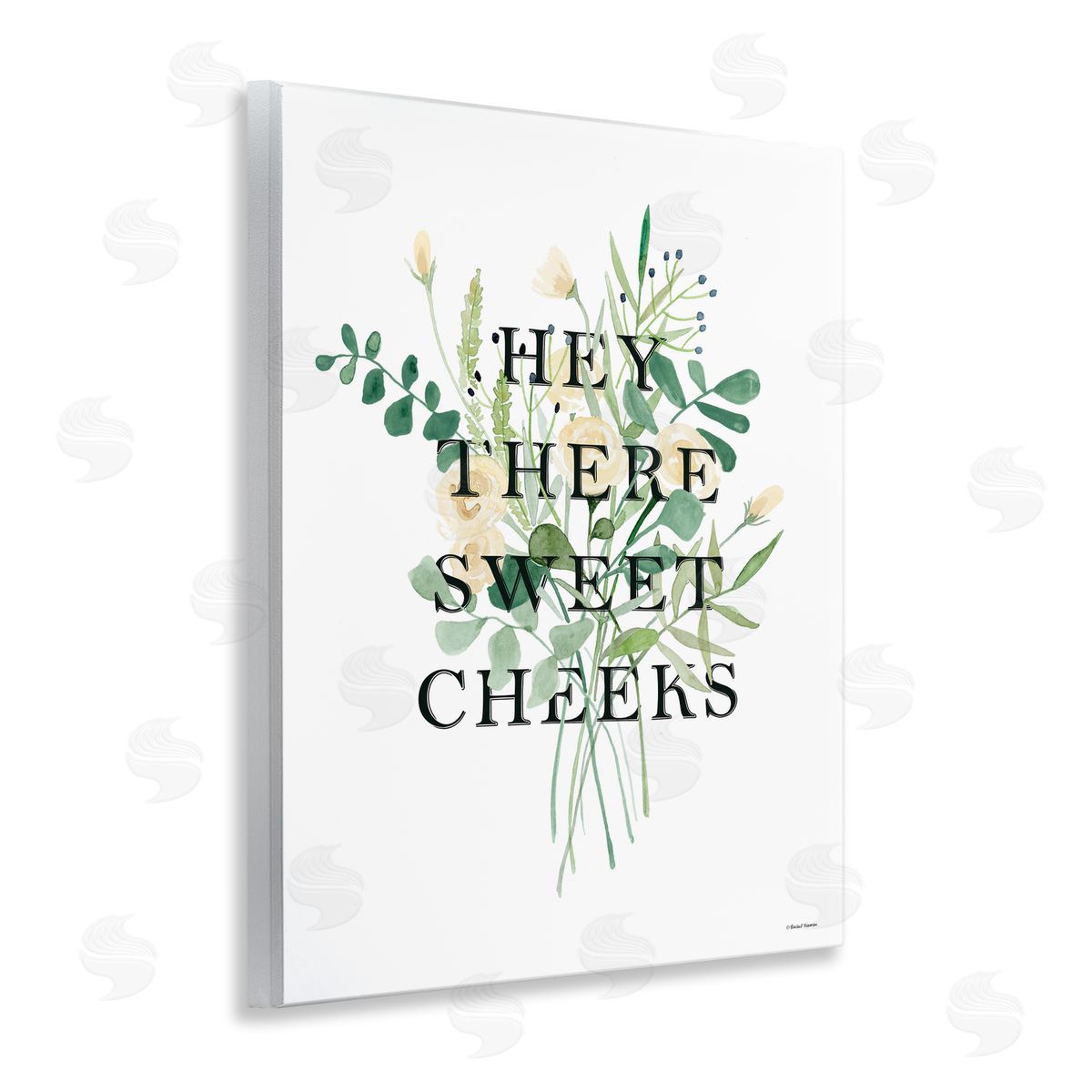 Rachel Nieman Hey There Sweet Cheeks Wall Plaque Art Print