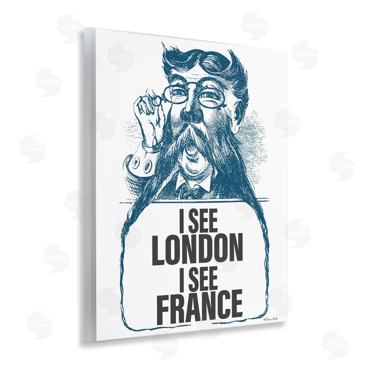 Susan Ball I See London & France Wall Plaque Art Print