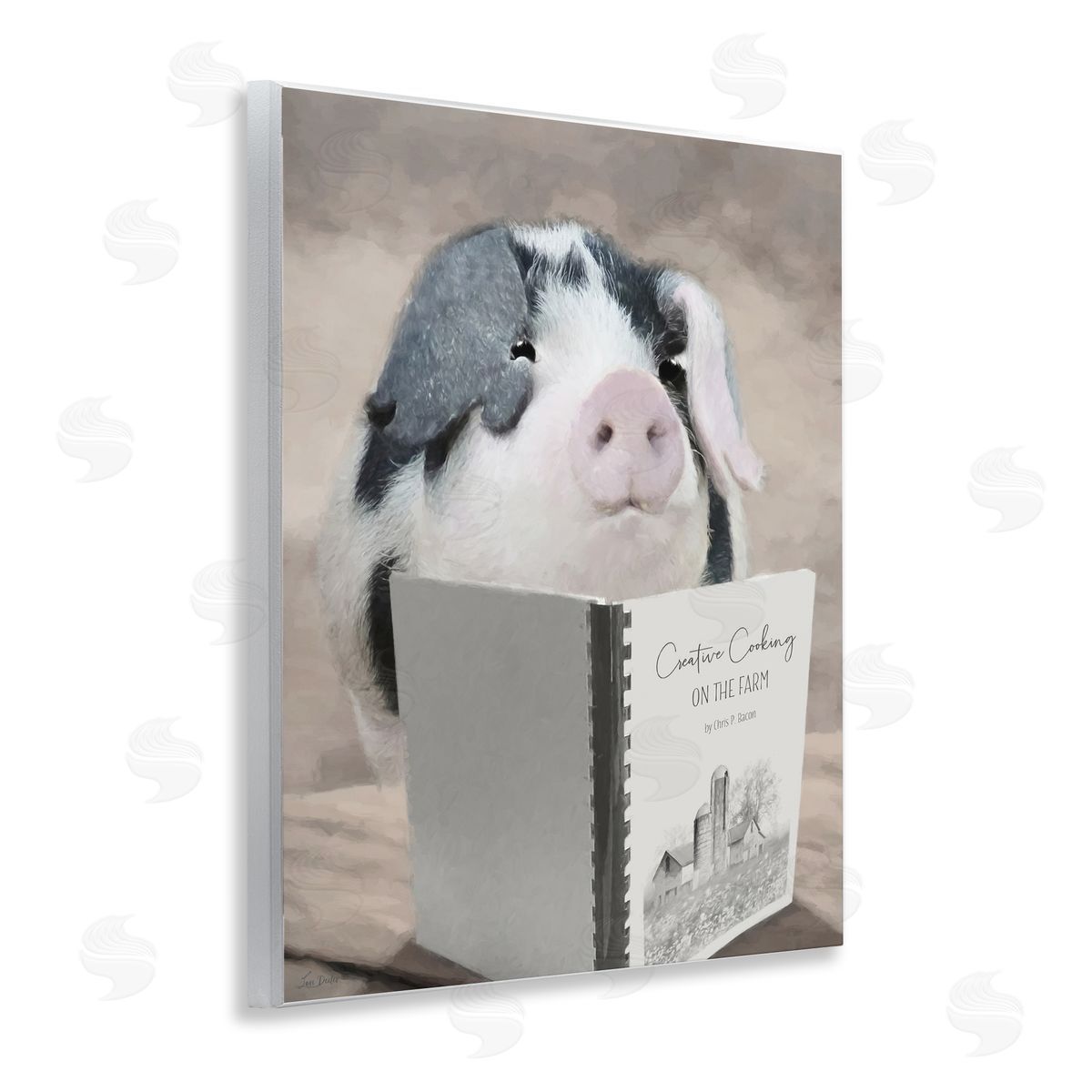 Lori Deiter Creative Cooking Pig Wall Plaque Art Print