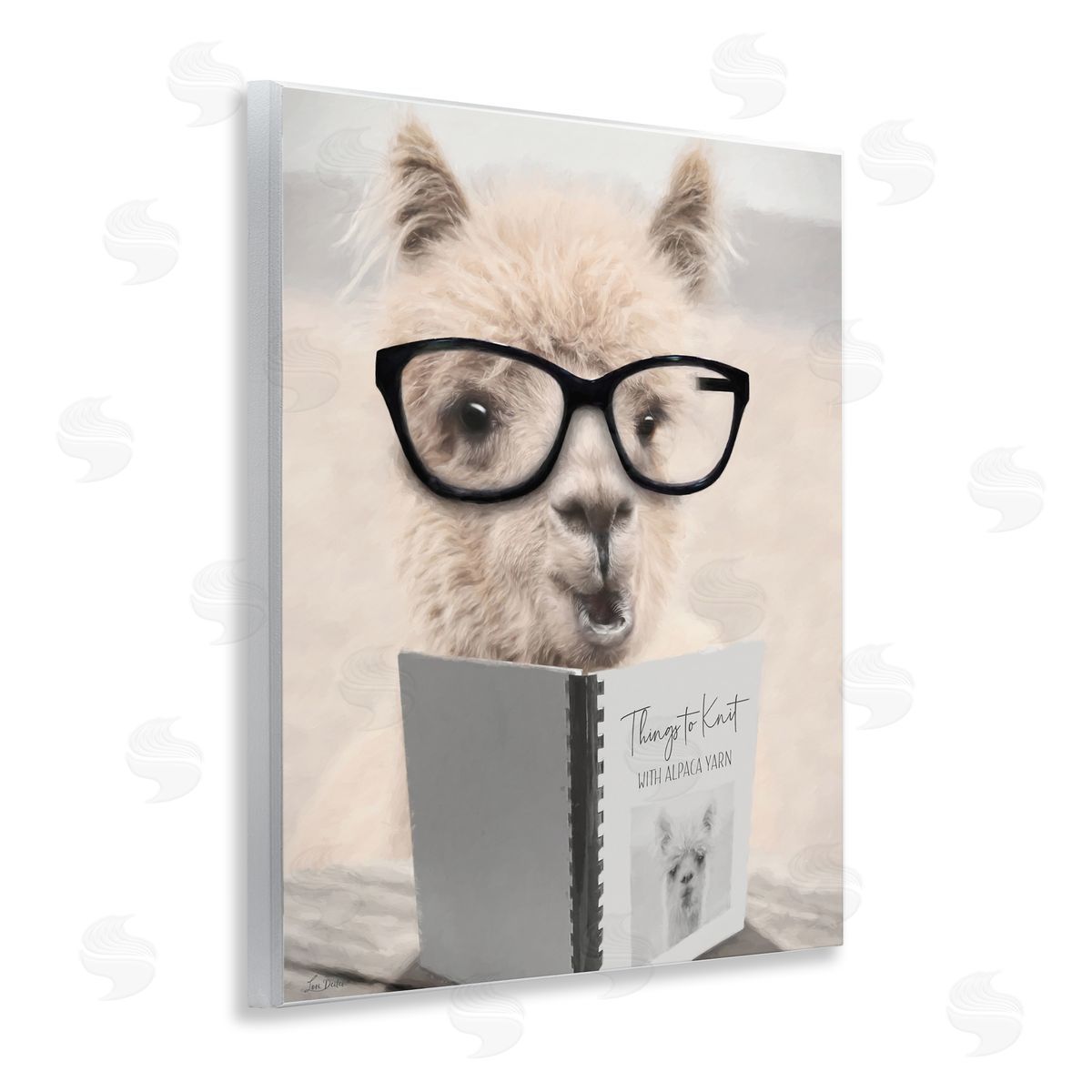 Lori Deiter Things to Knit Alpaca Wall Plaque Art Print