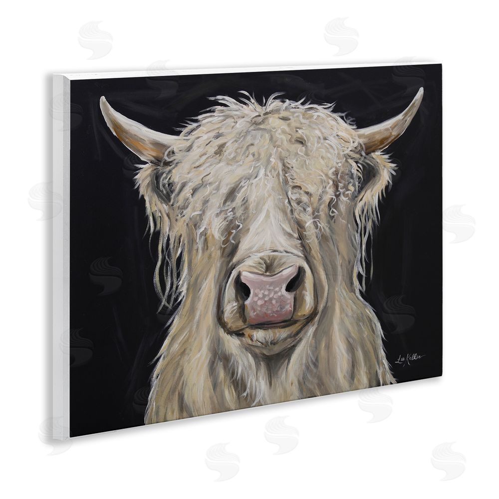 Lee Keller Calvin the Highland Cattle Wall Plaque Art Print