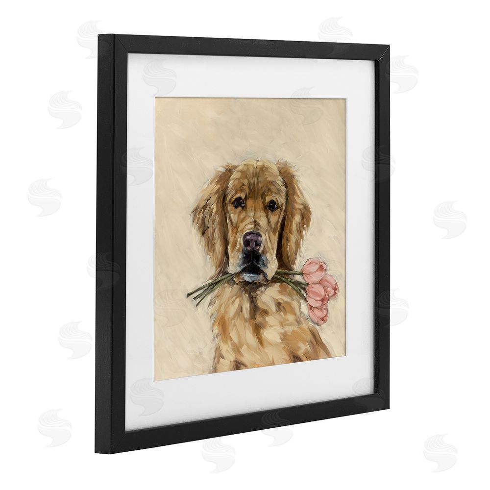 Sara G. Designs These Are For You Black Framed Print Under Glass with White Mat Wall Art