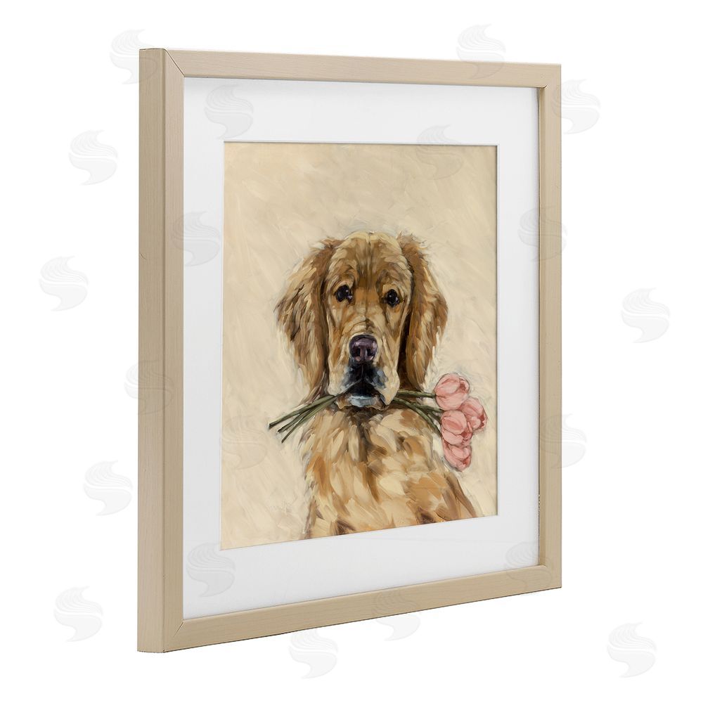 Sara G. Designs These Are For You Birch Framed Print Under Glass with White Mat Wall Art