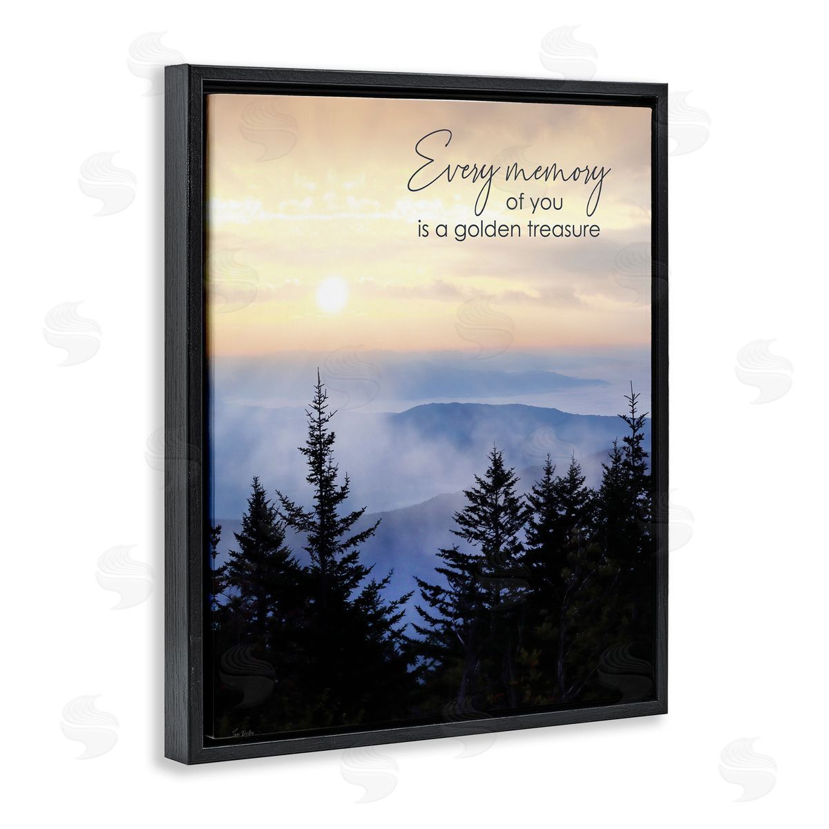 Lori Deiter Every Memory of You Grief Black Floating Frame Canvas Wall Art Print