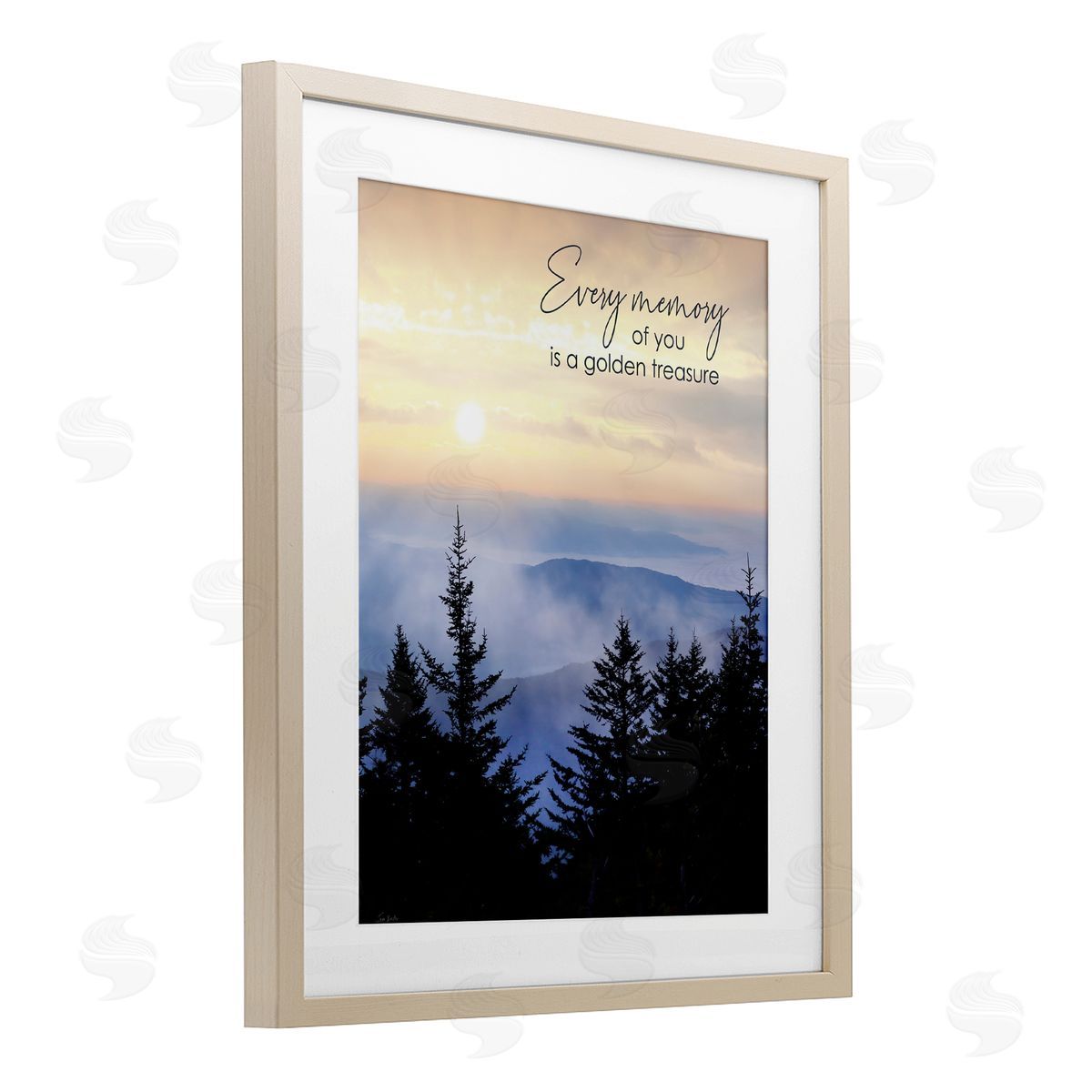 Lori Deiter Every Memory of You Grief Birch Framed Print Under Glass with White Mat Wall Art