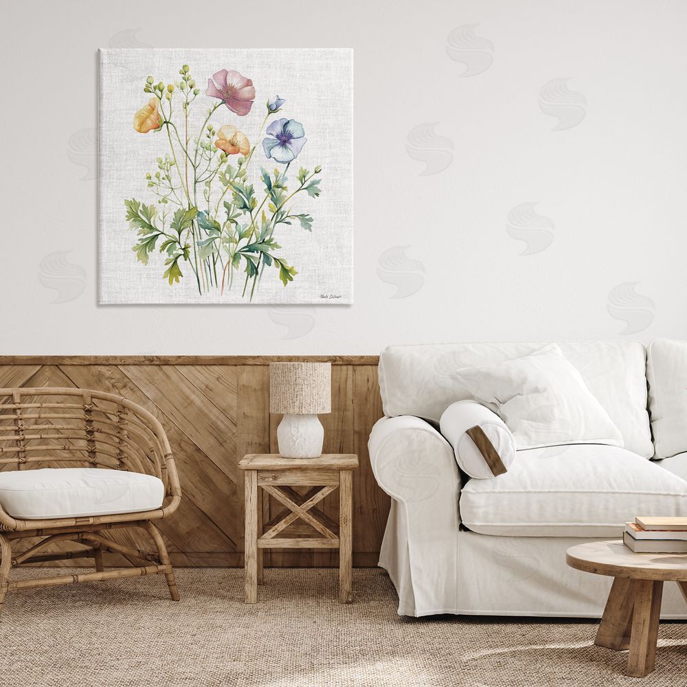 Nicole DeCamp Wild Botanical Bundle Canvas Art on Wall