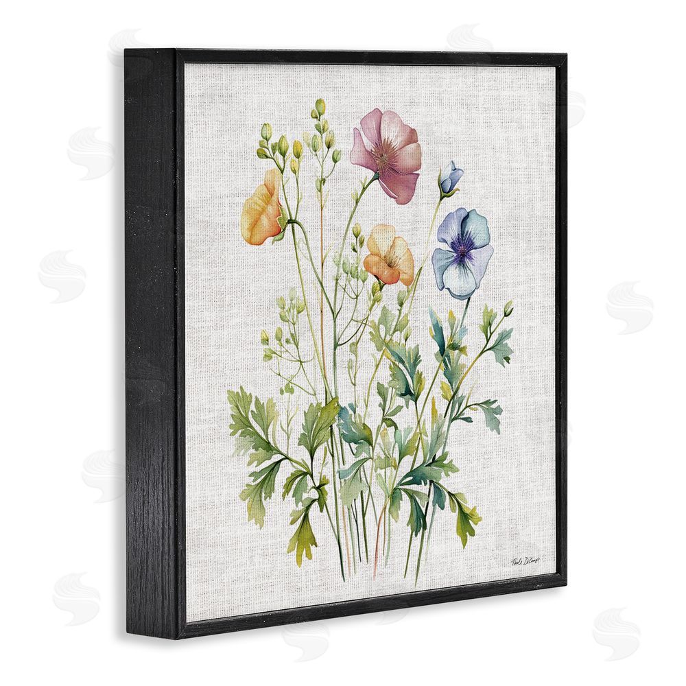 Nicole DeCamp Wild Botanical Bundle Black Framed Giclee Wall Art Print