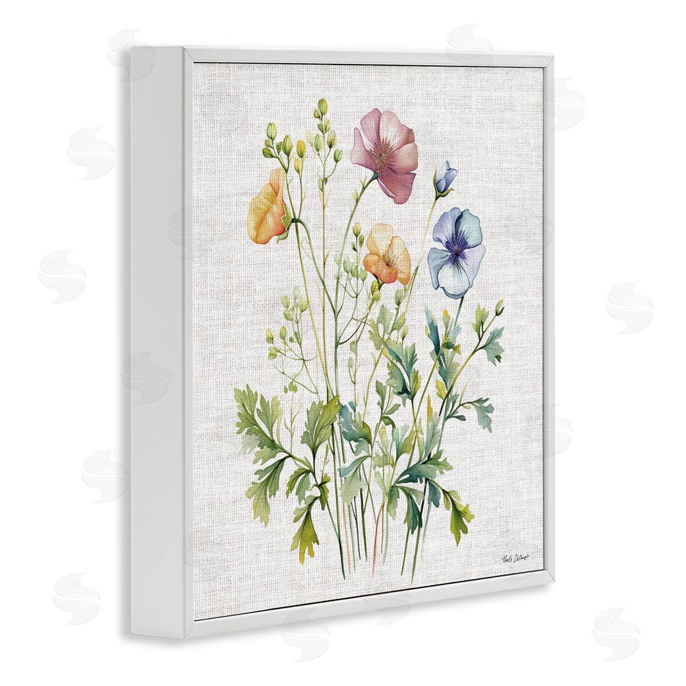 Nicole DeCamp Wild Botanical Bundle White Framed Giclee Wall Art Print