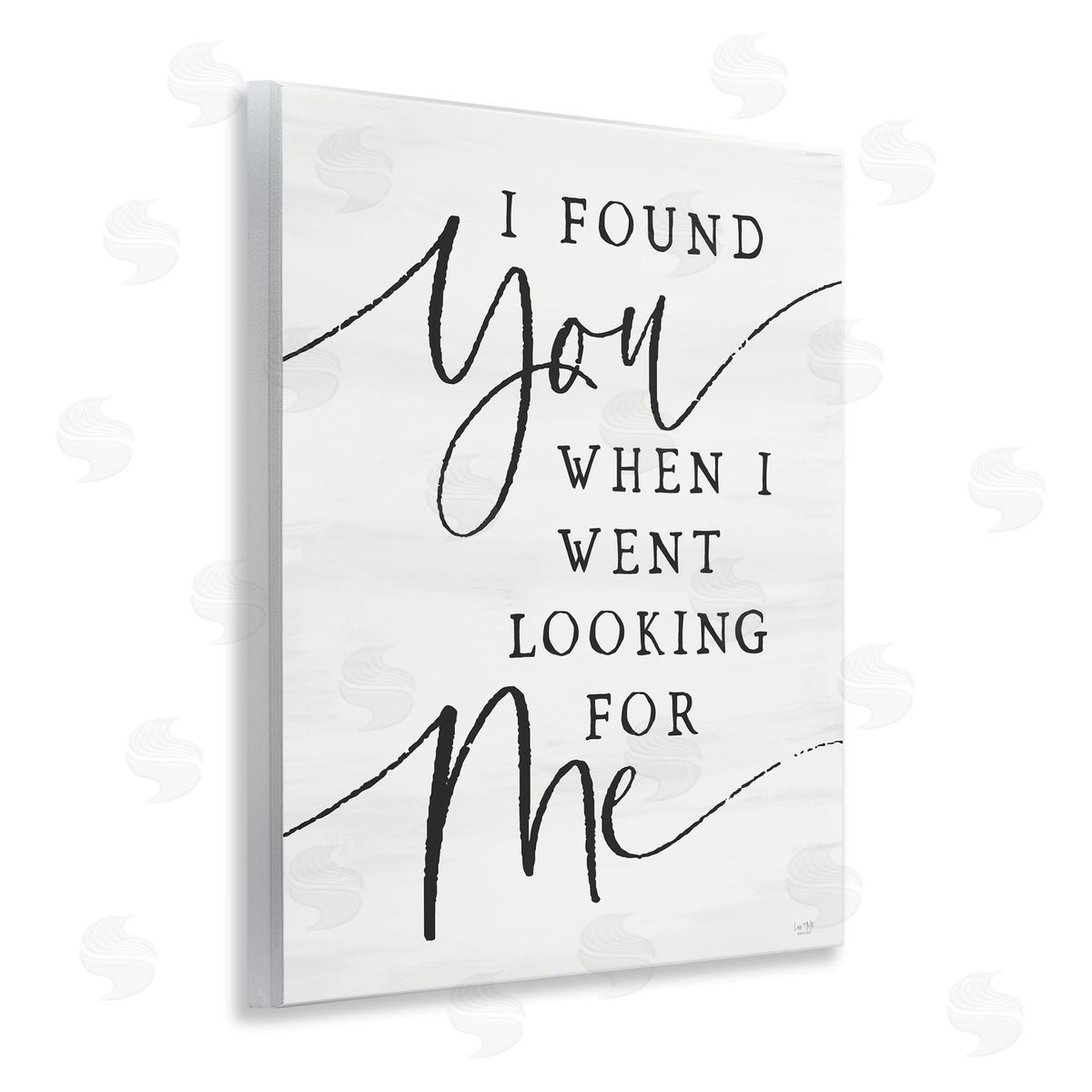 Lux + Me Designs I Found You Inspirational Wall Plaque Art Print