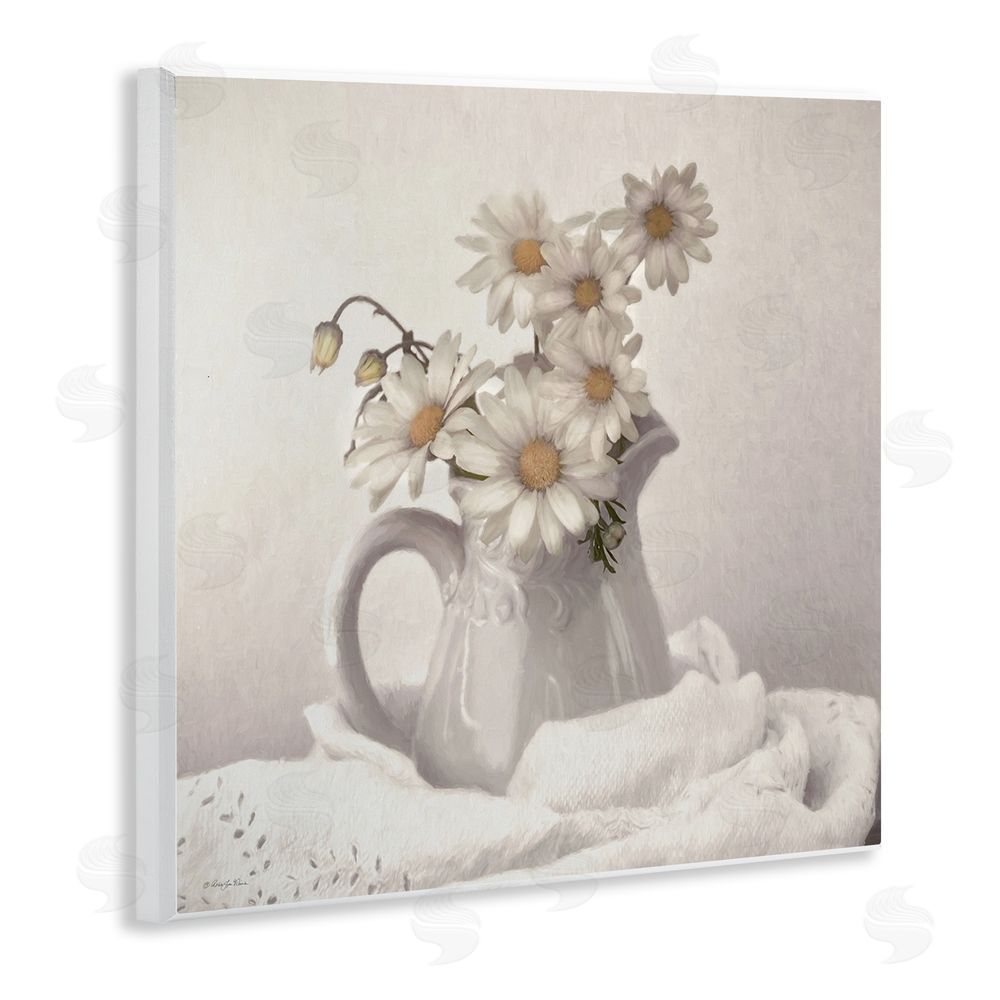 Robin-Lee Viera Simple Pleasures Daisy Vase Wall Plaque Art Print