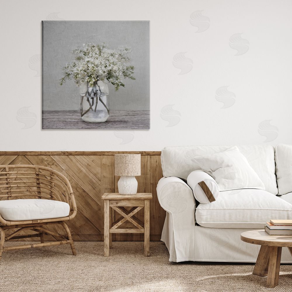 Robin-Lee Viera Lilac Simplicity Bouquet Canvas Art on Wall
