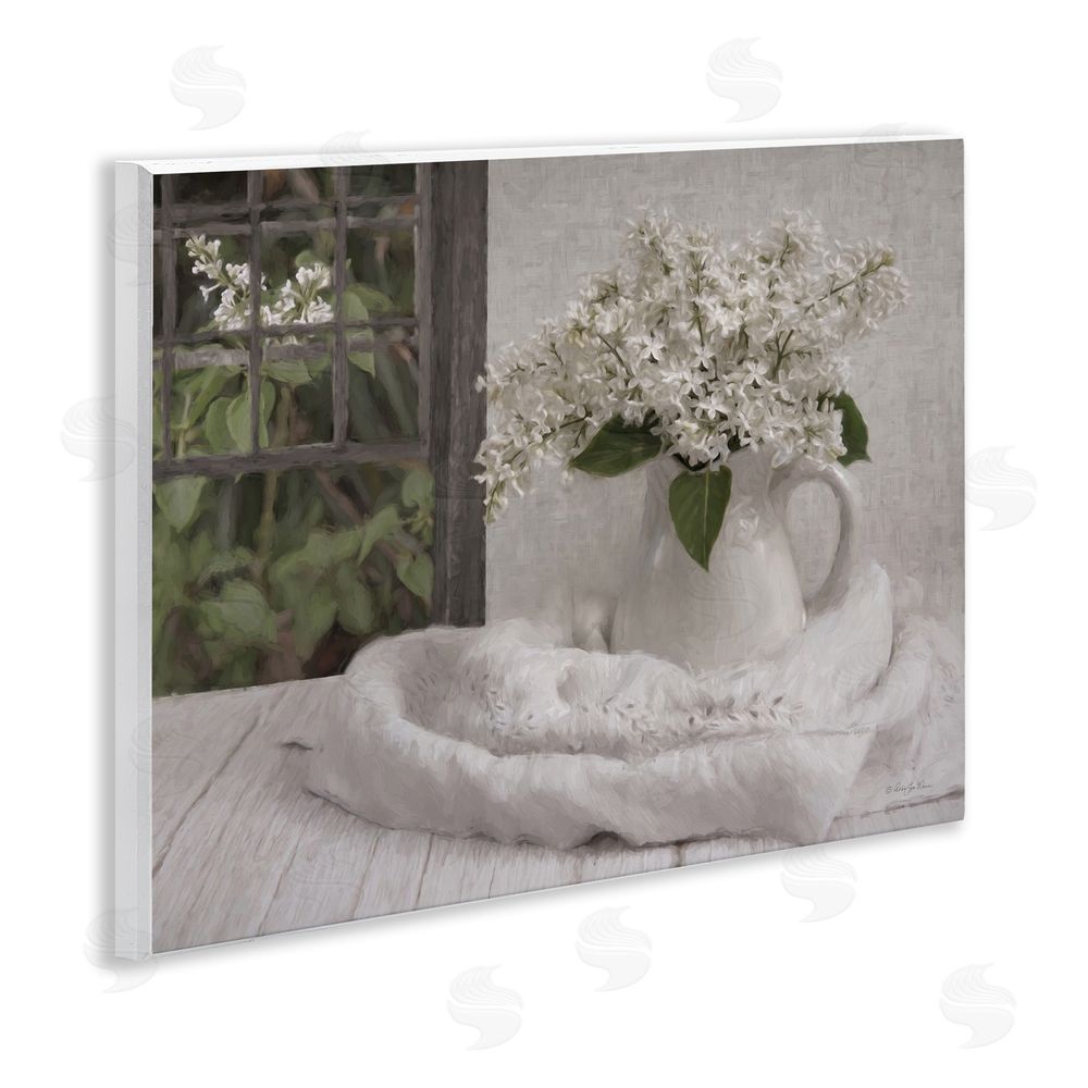 Robin-Lee Viera Fresh Lilacs Still Life Wall Plaque Art Print