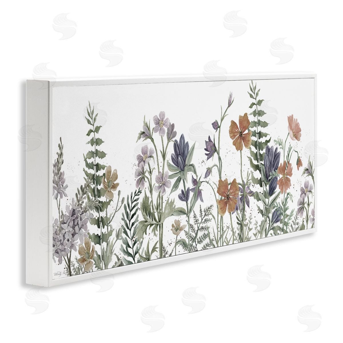Cindy Jacobs Blushing Summer Botanicals White Framed Giclee Wall Art Print