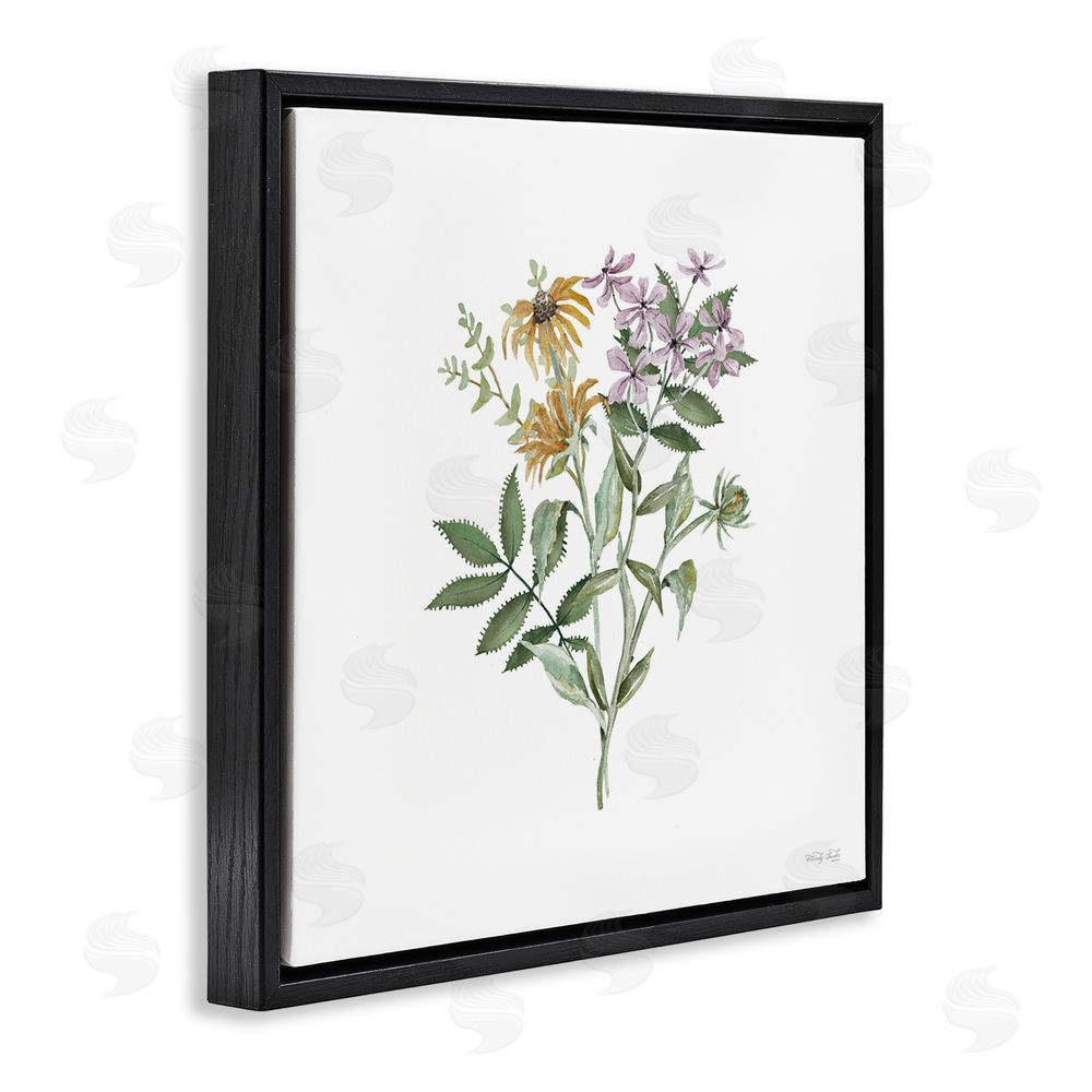 Cindy Jacobs Blooming Botanical Mix Black Floating Frame Canvas Wall Art Print