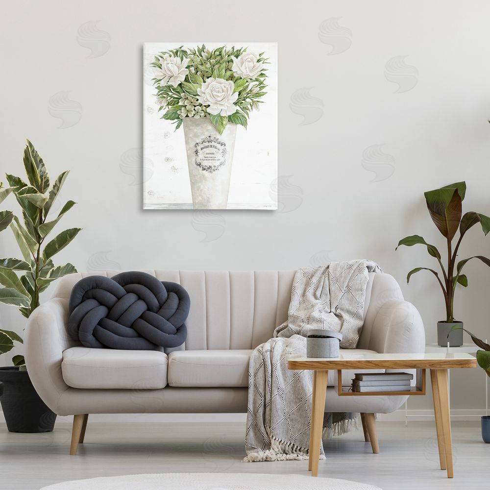 Cindy Jacobs Les Fleurs Des Roses Canvas Art on Wall