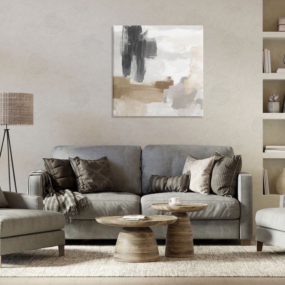 Amber Sterling Absent Minded Abstract Composition Canvas Art on Wall