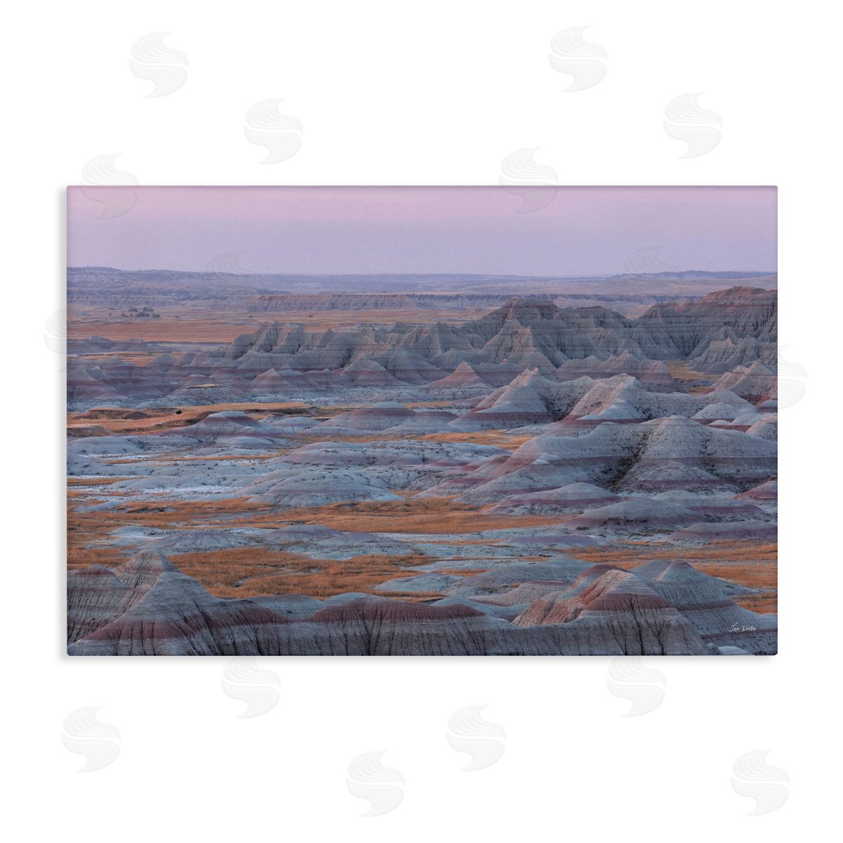 Lori Deiter Badlands Kaleidoscope Rocky Landscape Canvas Wall Art Print