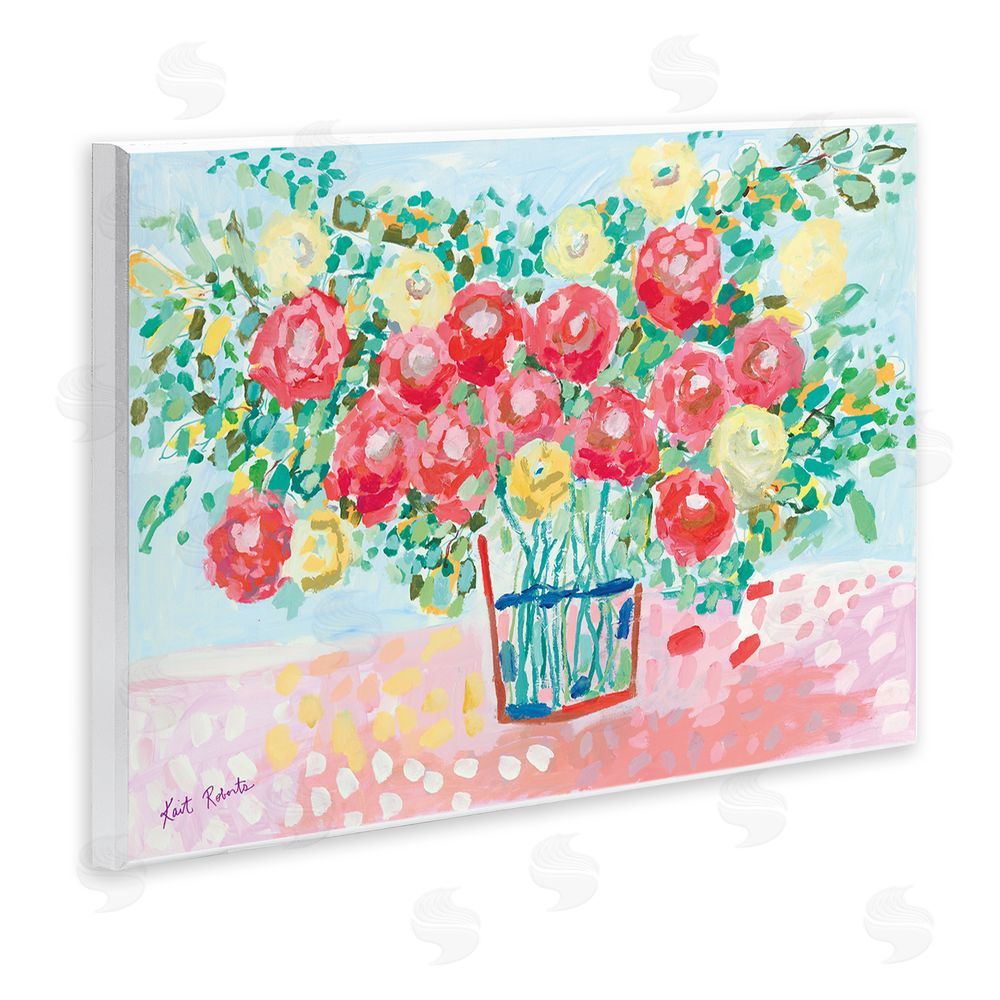 Kait Roberts Blooms from the Garden Florals Wall Plaque Art Print