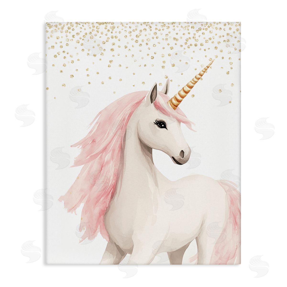 Christine Simpson Art Princess Dreams Unicorn Canvas Wall Art Print