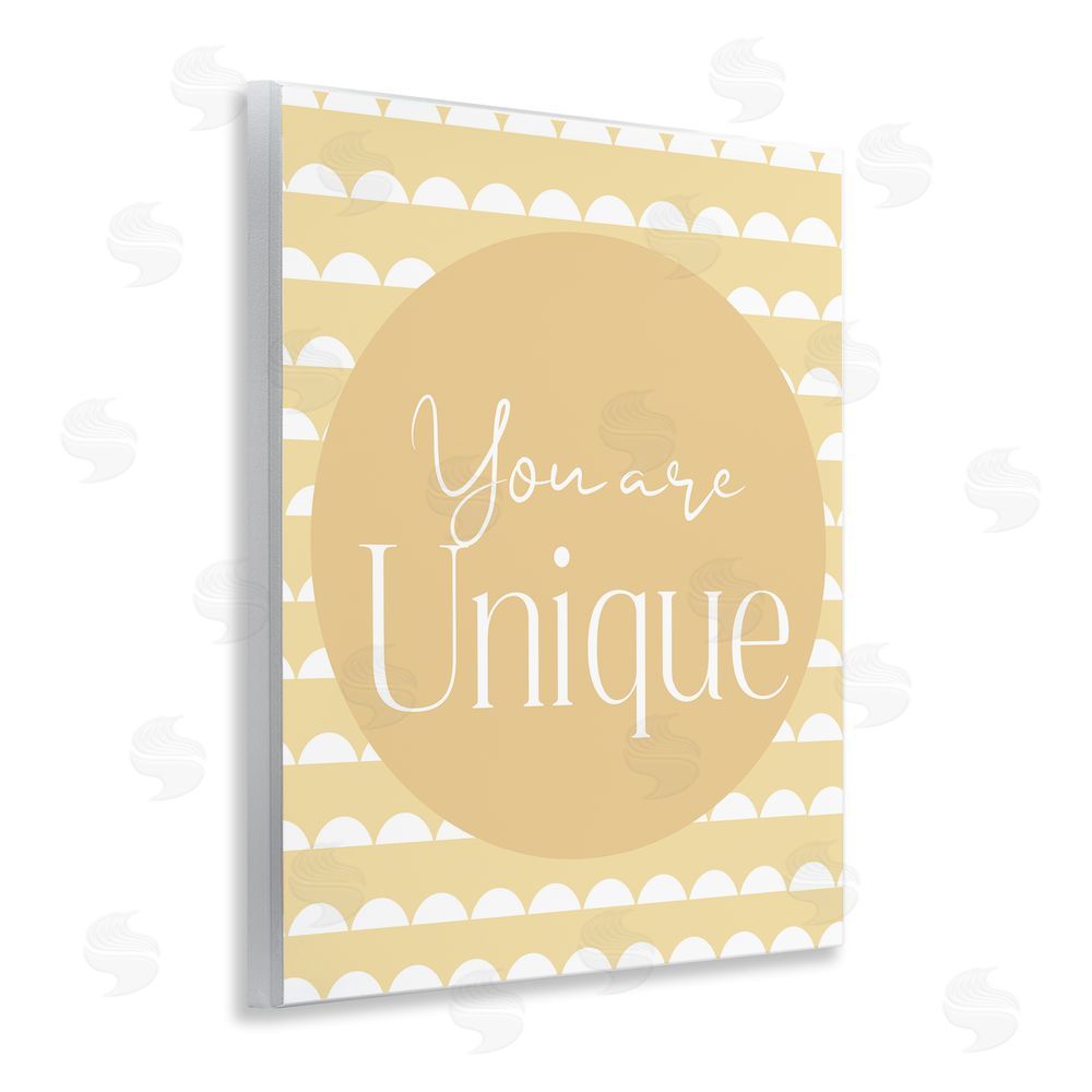 Christine Simpson Art You Are Unique Sentiment Wall Plaque Art Print