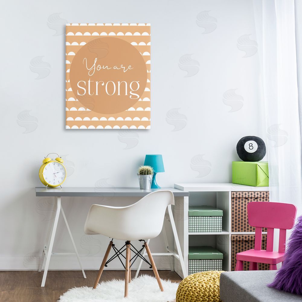 Christine Simpson Art You Are Strong Sentiment Canvas Art on Wall