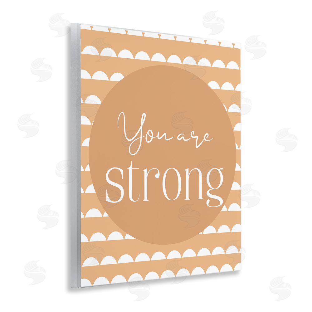 Christine Simpson Art You Are Strong Sentiment Wall Plaque Art Print