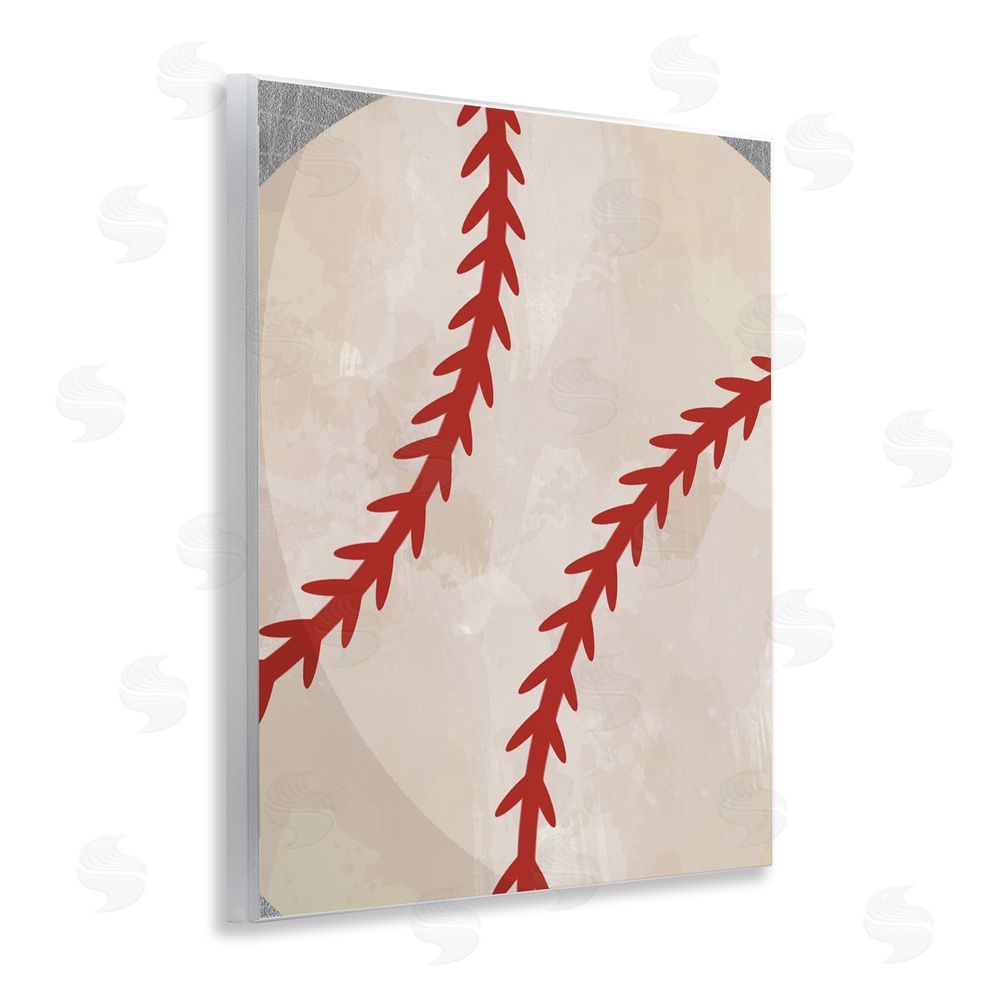 Christine Simpson Art Bouncing Fun Baseball Wall Plaque Art Print