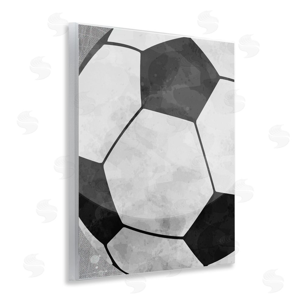 Christine Simpson Art Bouncing Fun Soccer Ball Wall Plaque Art Print