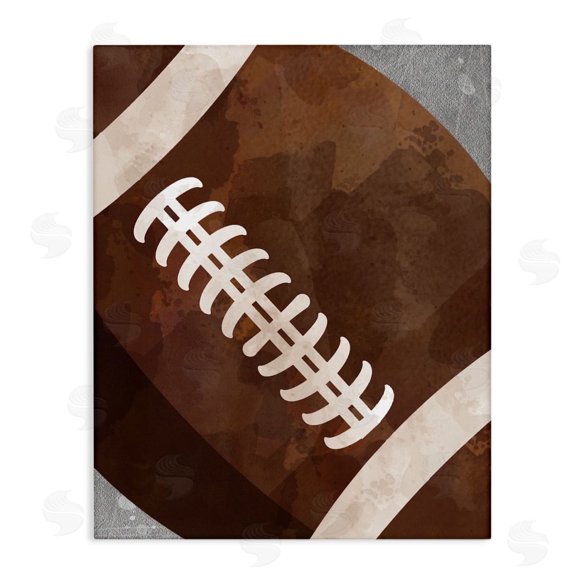 Christine Simpson Art Bouncing Fun Football Canvas Wall Art Print