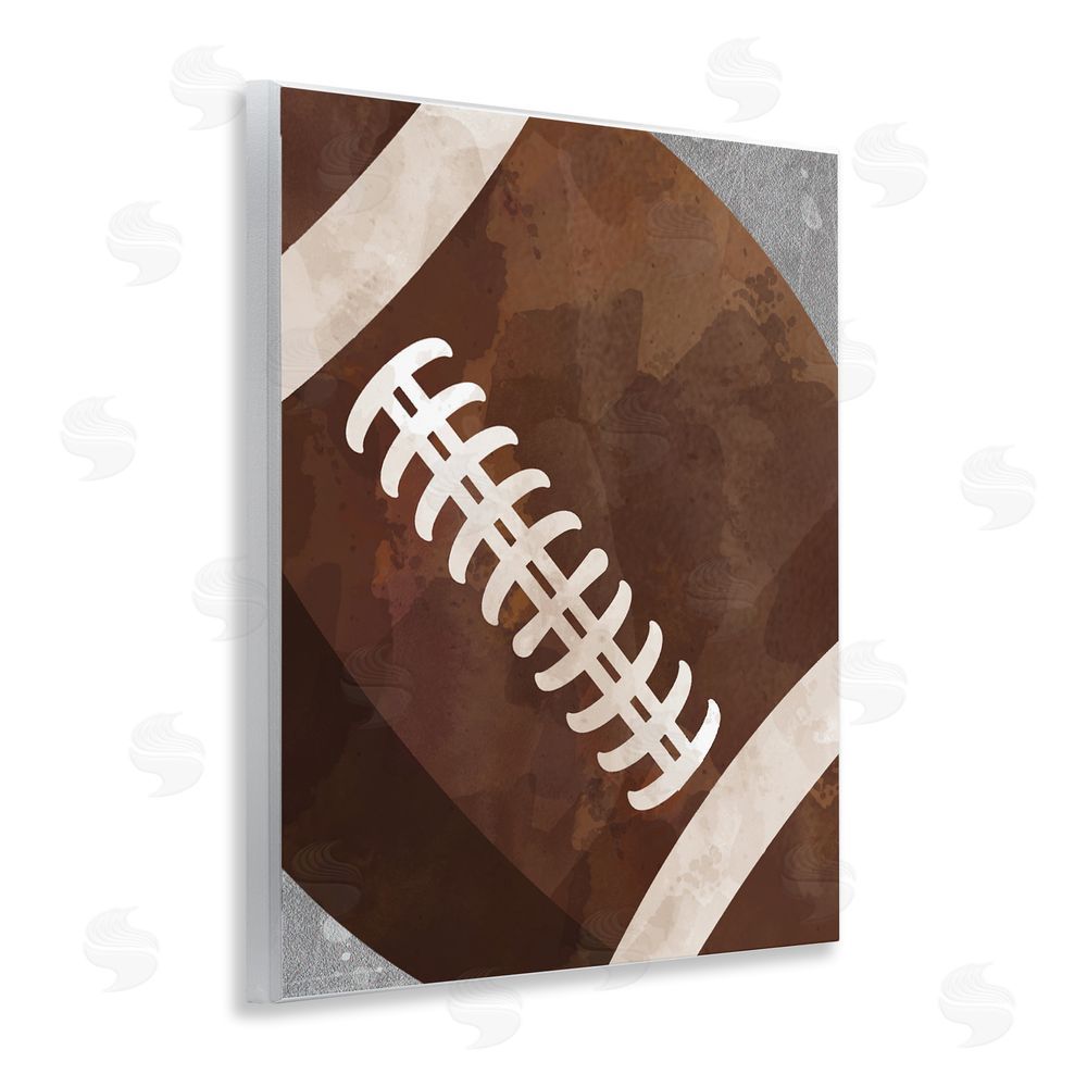 Christine Simpson Art Bouncing Fun Football Wall Plaque Art Print