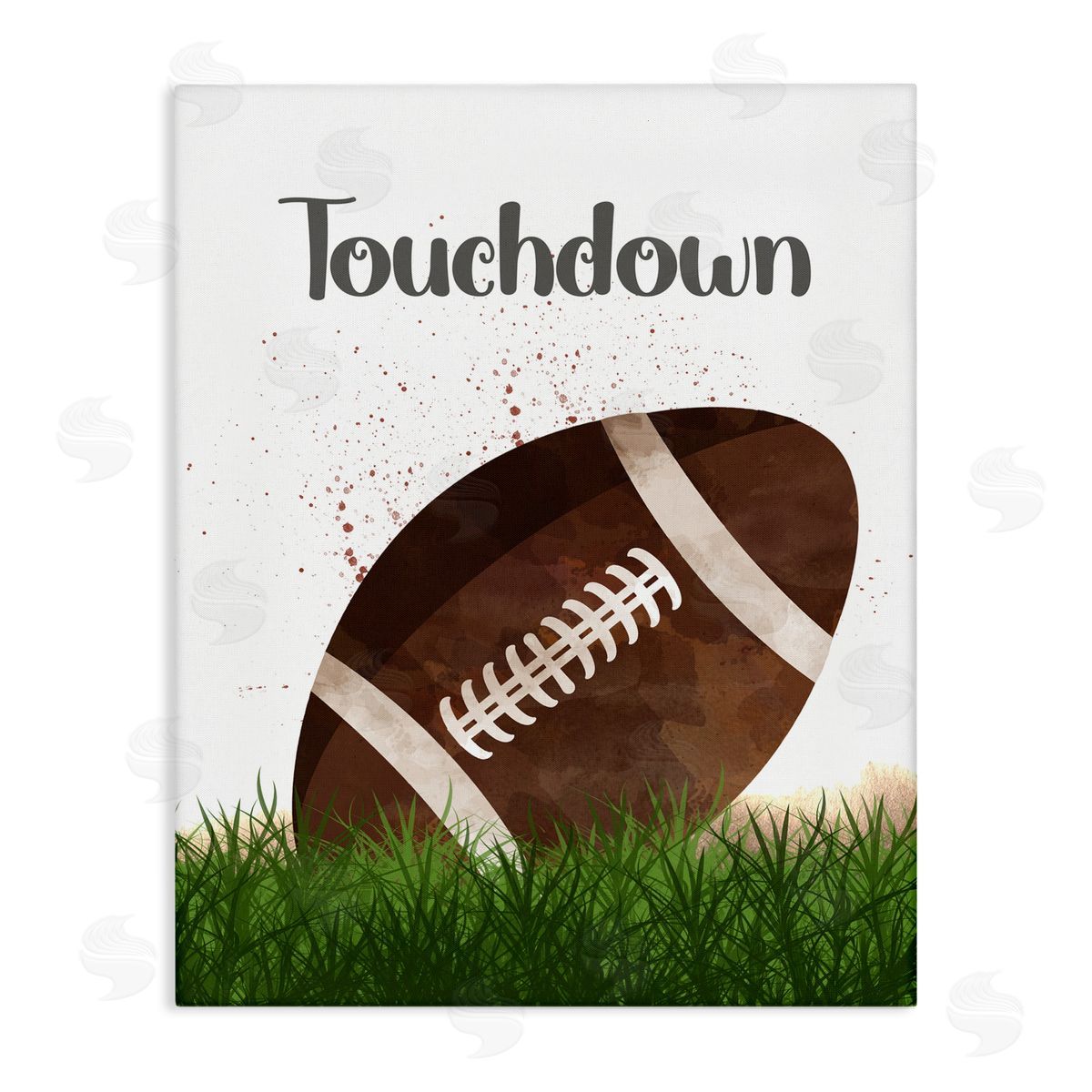 Christine Simpson Art Have A Ball Touchdown Canvas Wall Art Print