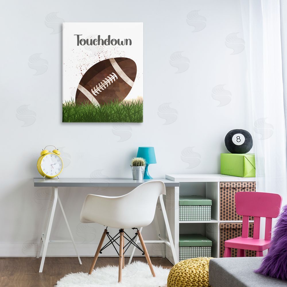 Christine Simpson Art Have A Ball Touchdown Canvas Art on Wall