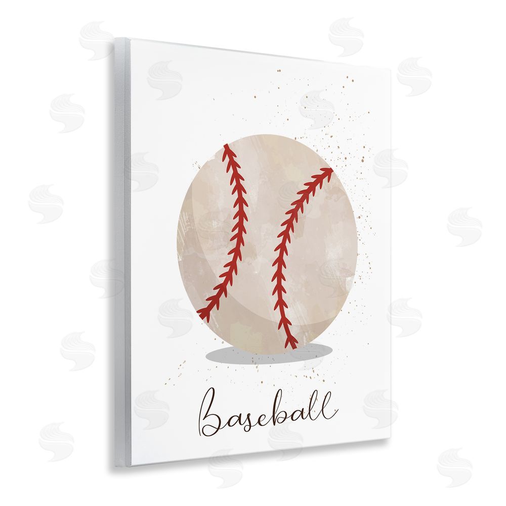 Christine Simpson Art Let's Play Ball Baseball Wall Plaque Art Print