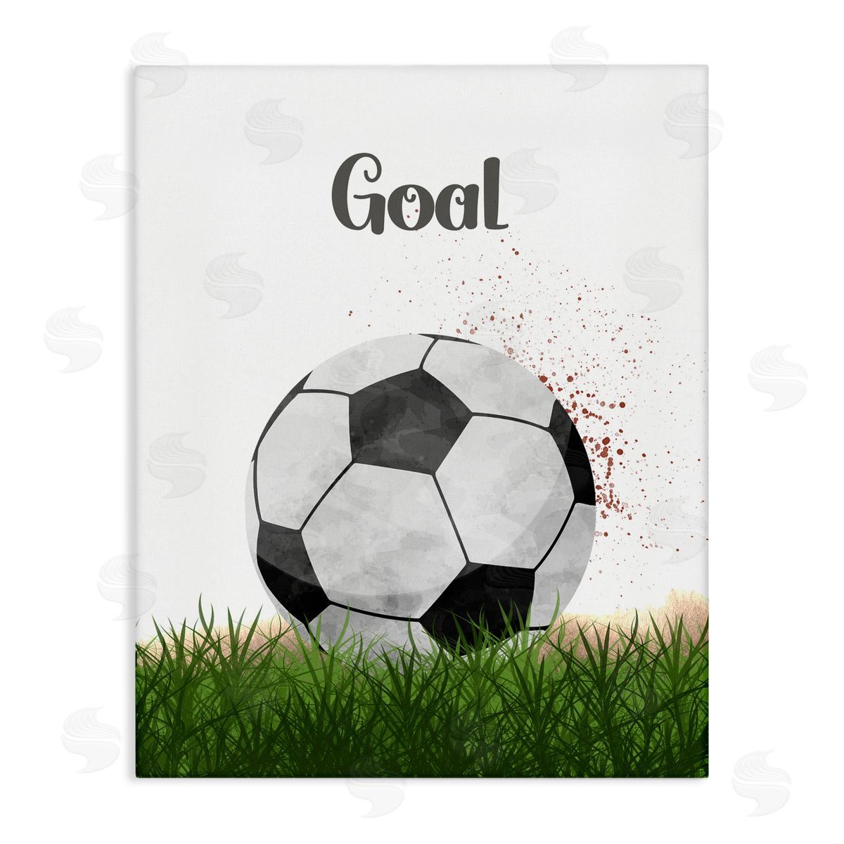 Christine Simpson Art Have A Ball Goal Canvas Wall Art Print