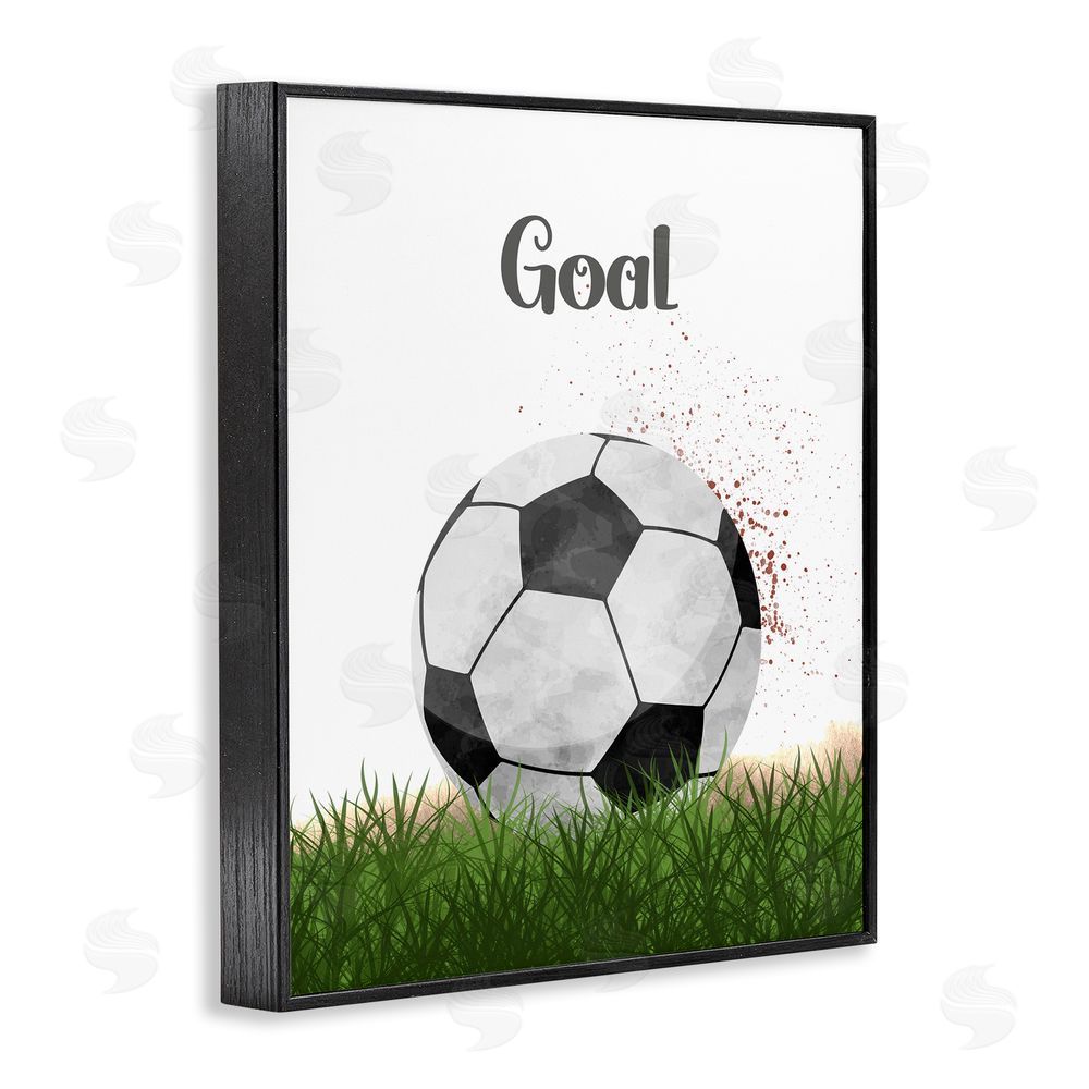 Christine Simpson Art Have A Ball Goal Black Framed Giclee Wall Art Print