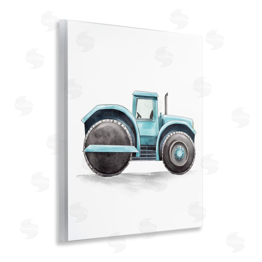 Christine Simpson Art Working Trucks Tractor Wall Plaque Art Print