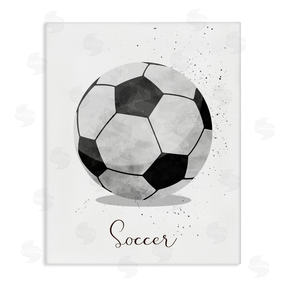 Christine Simpson Art Let's Play Ball Soccer Canvas Wall Art Print